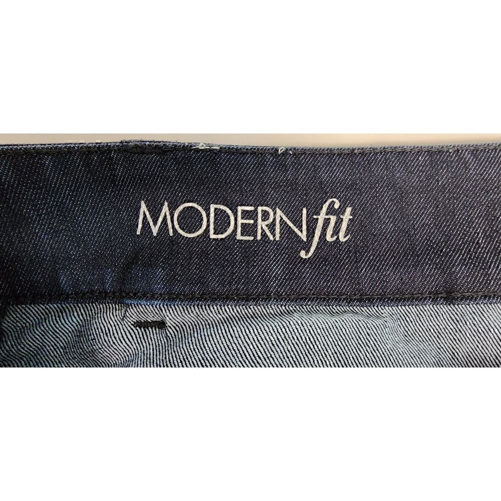Ann Taylor Modern Fit Wide Leg Blue Denim Jeans Size 4 - Picture 4 of 5